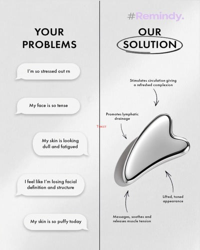 Remindy.™ Gua Sha Facial Device