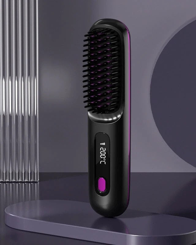 Remindy.™  Hair Straightner Brush PRO