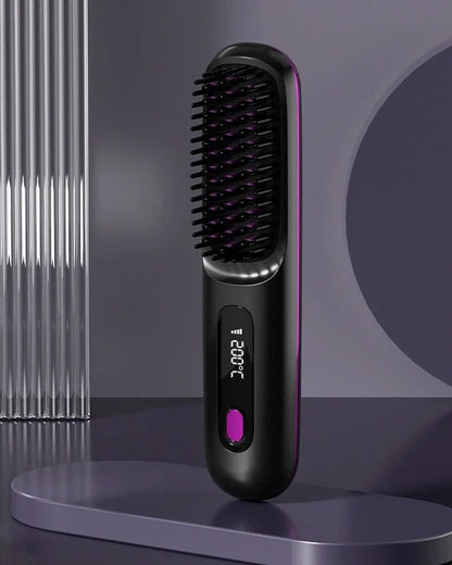 Remindy.™  Hair Straightner Brush PRO