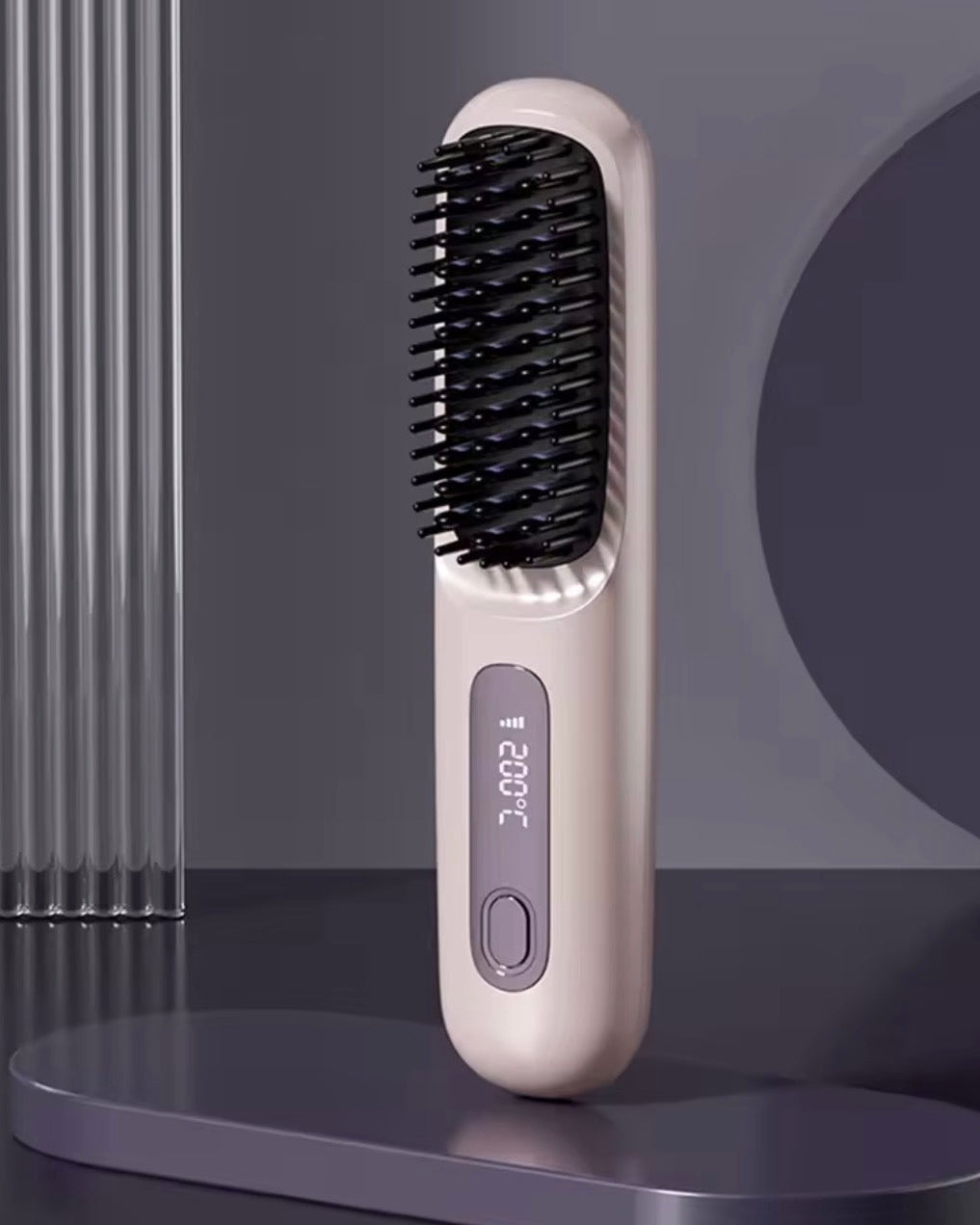 Remindy.™  Hair Straightner Brush PRO