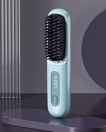 Remindy.™  Hair Straightner Brush PRO