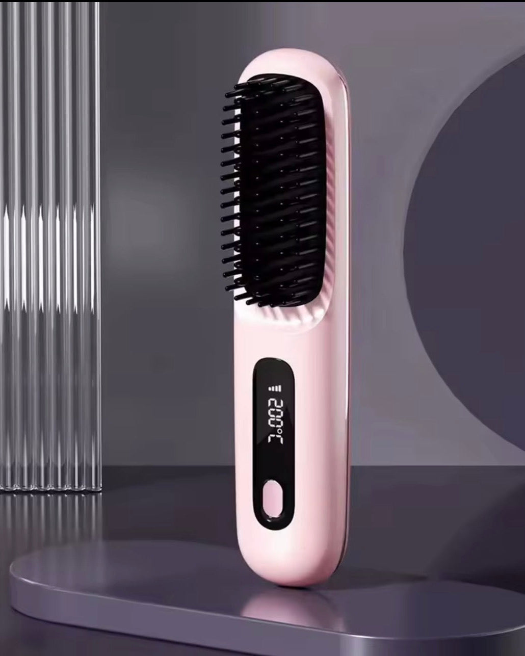 Remindy.™  Hair Straightner Brush PRO