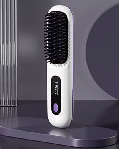 Remindy.™  Hair Straightner Brush PRO
