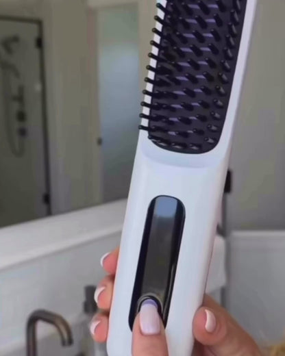 Remindy.™  Hair Straightner Brush PRO