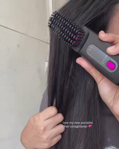 Remindy.™  Hair Straightner Brush PRO